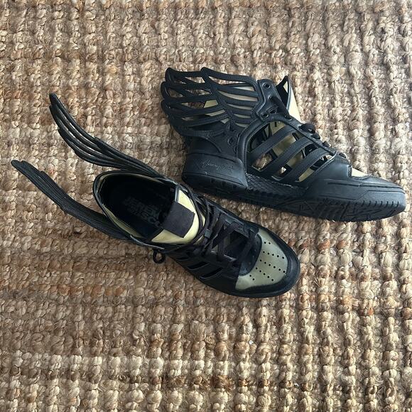 Adidas Jeremy Scott Wings High Top Black Men’s 9.5 JS Rare B26273 main image 16